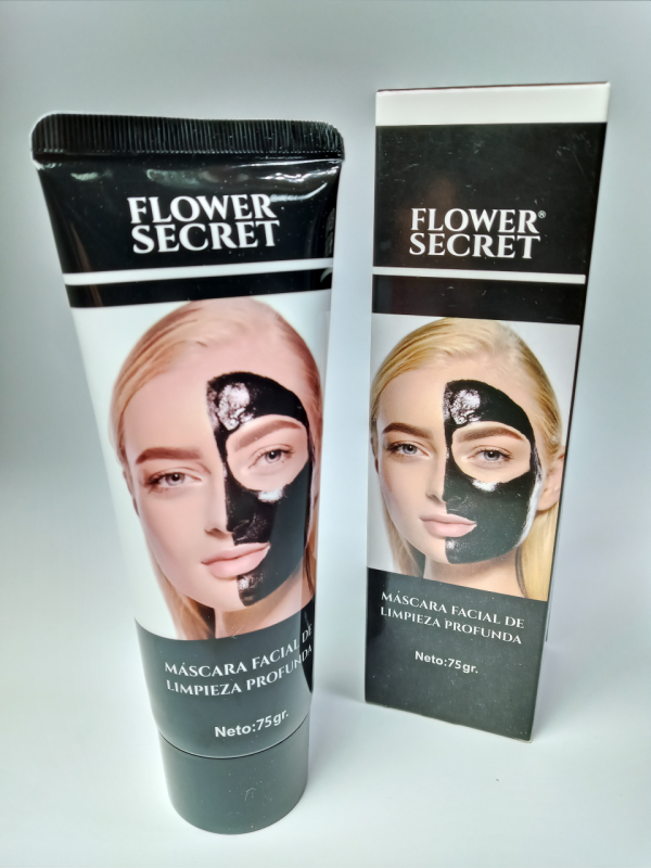 Mascara Facial para limpieza profunda 75g (Flower Secret)
