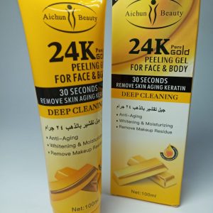 Gel exfoliante de oro puro de 24K (Aichun Beauty) 100ml.