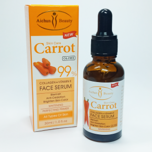 Serum Facial Blanqueador 99% Zanahoria Colageno + Vitamina E 30ml (Aichun Beauty)