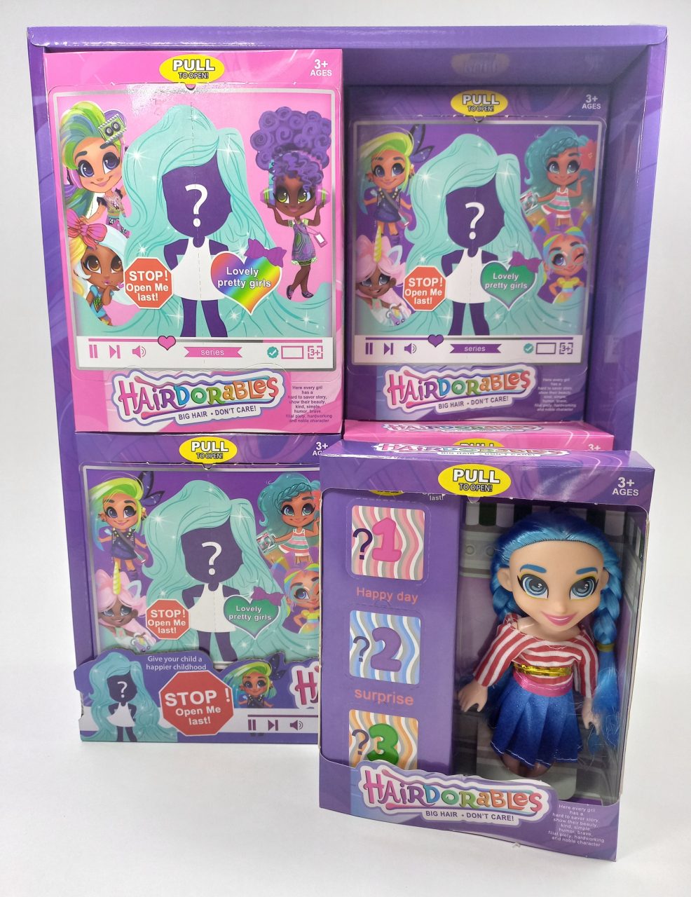 HairDorables 3 Sorpresas 15 cm