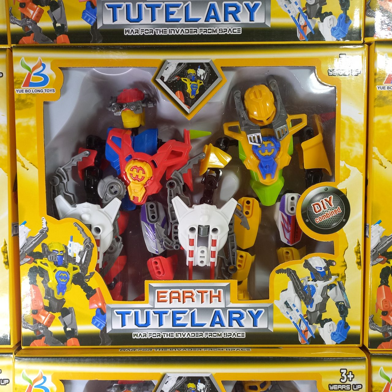 Robot Earth Tutelary Pack 2 Doble Fusión 20 cm