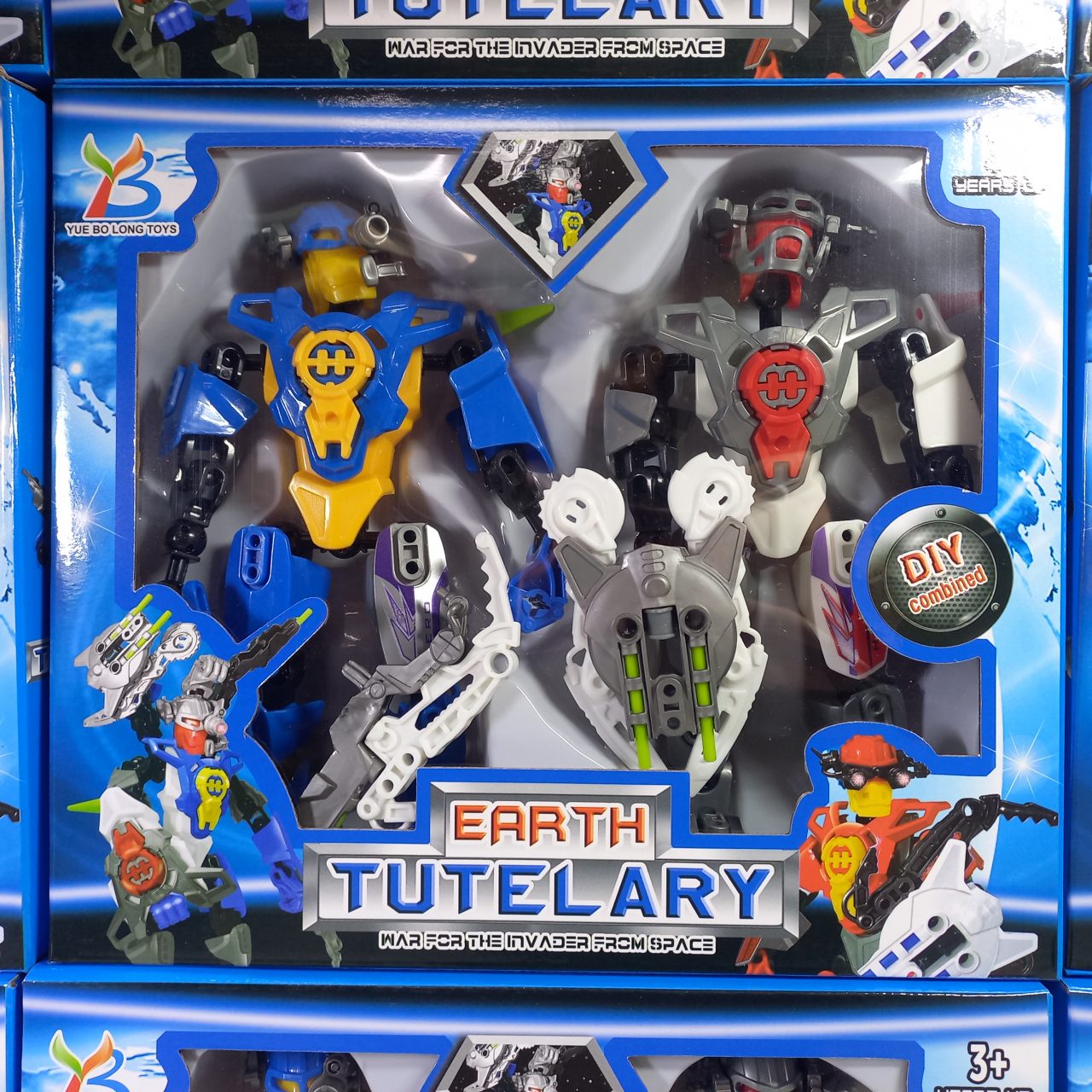 Robot Earth Tutelary Pack 2 Doble Fusión 20 cm